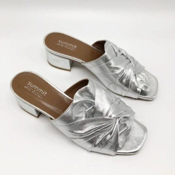 SUMMIT BY WHITE MOUNTAIN Noelle Block Heel Mule - Picture 2 of 5